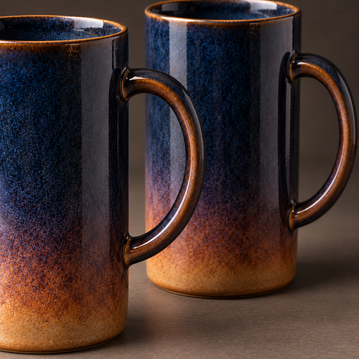 Ember Glaze Mug Pair detail view