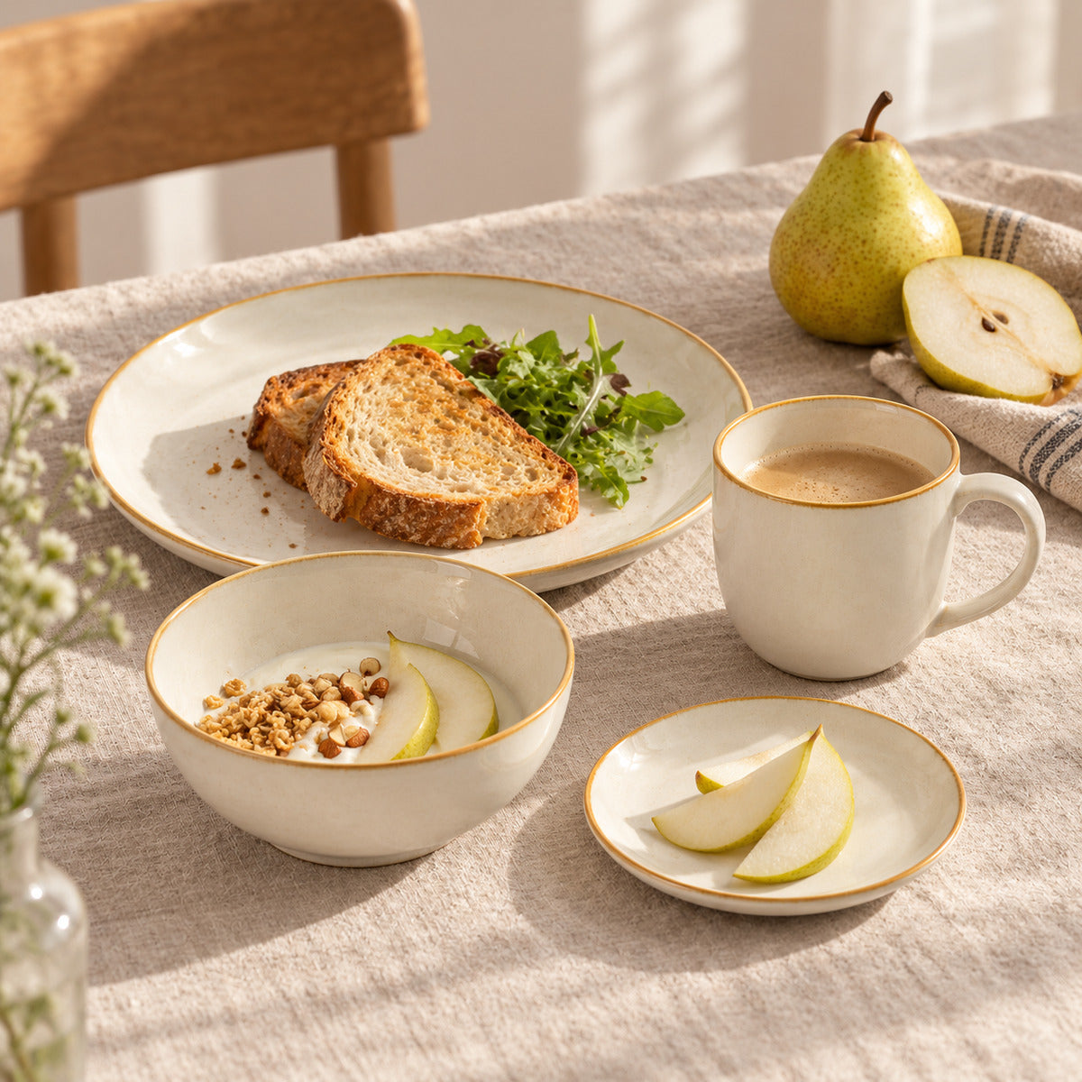 Sunwash Breakfast Set lifestyle view