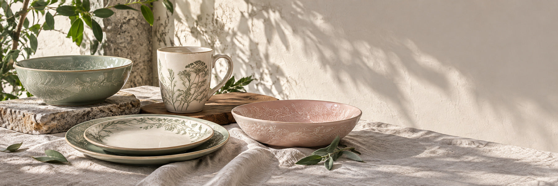 Garden ceramic collection