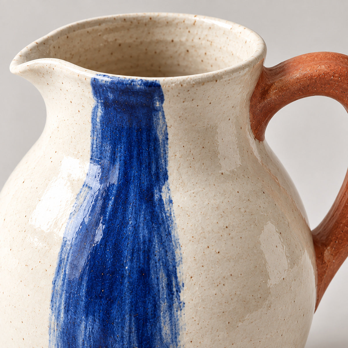 Feast Ceramic Pitcher detail view