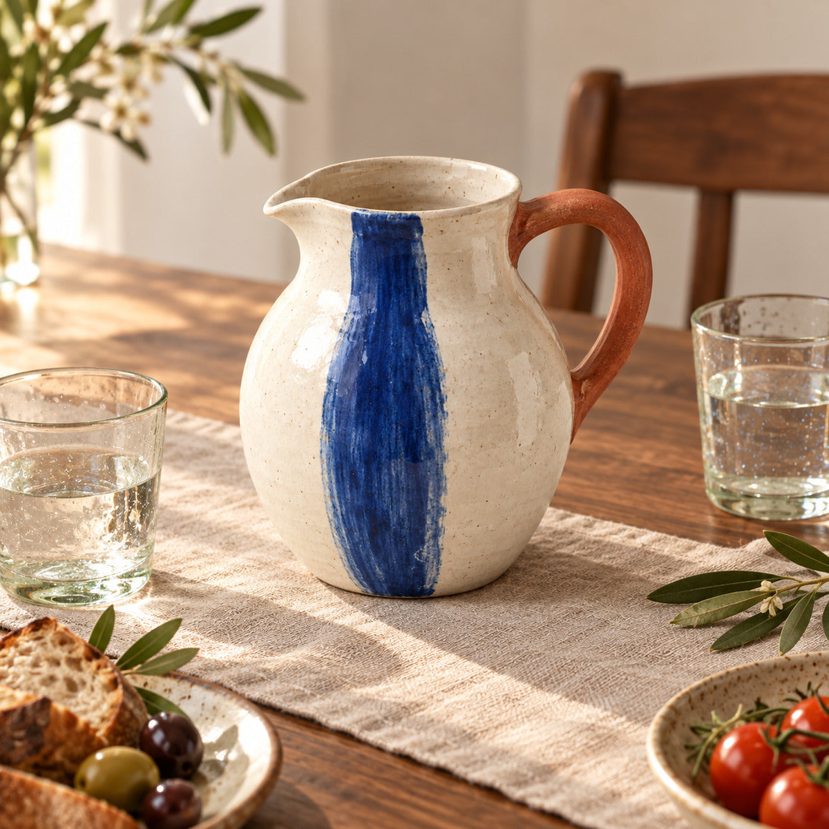 Feast Ceramic Pitcher lifestyle view
